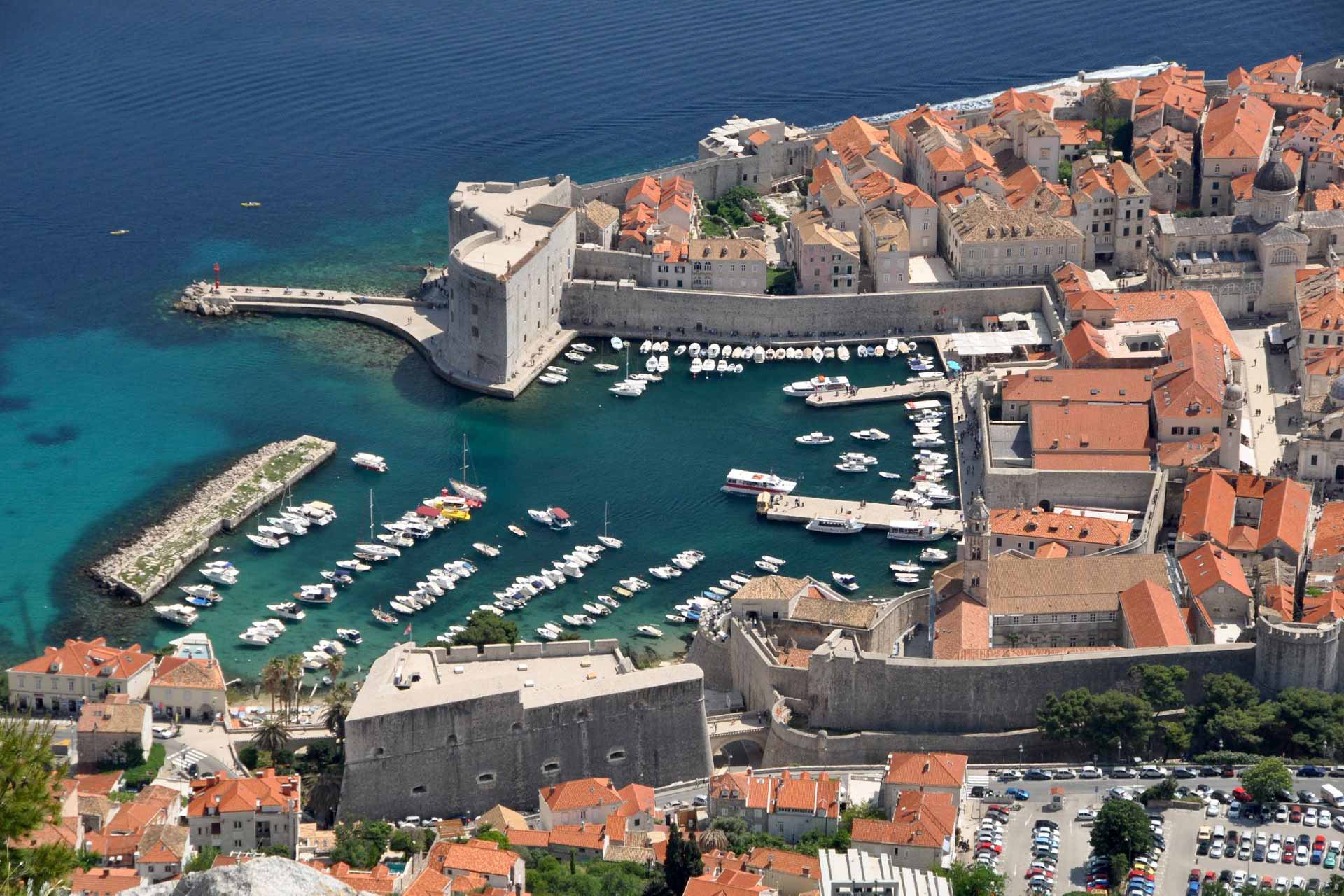 Aerial photo of Dubrovnik