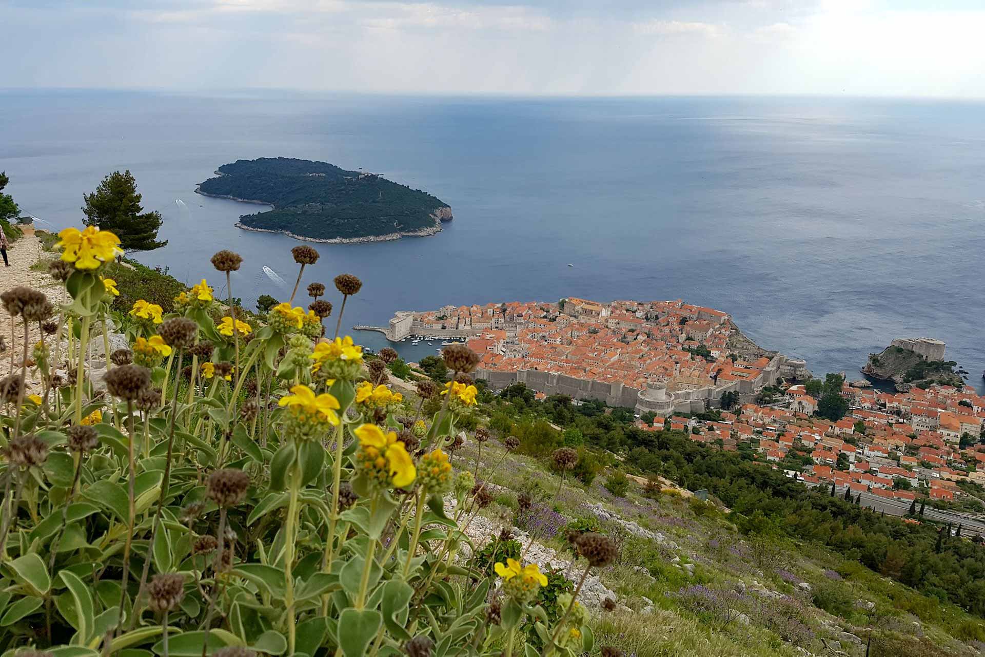 Panoramic view of Dubrovnik area