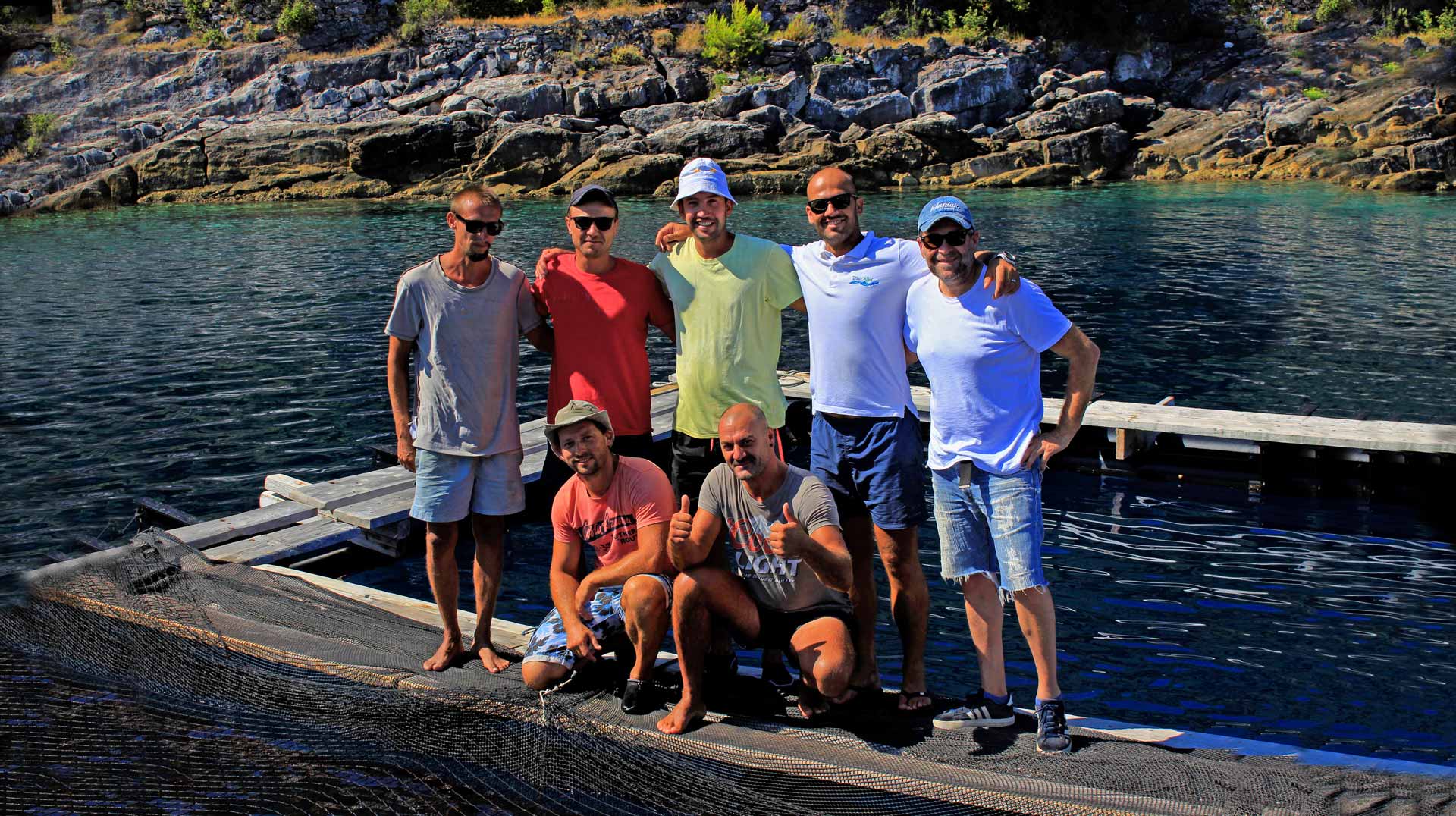 The happy Riba Mljet team