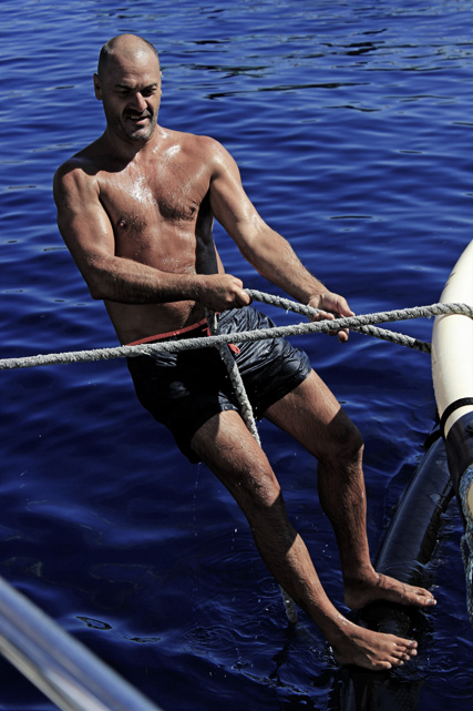 Drazan Bosnjak - fish farmer in Riba Mljet