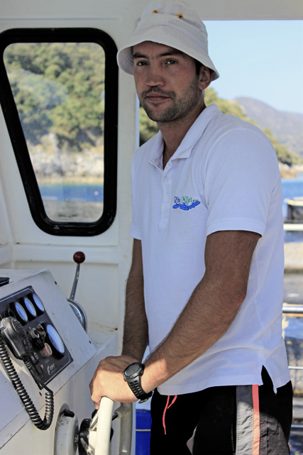 Josip-Domazet - boat captain and fish farmer in Riba Mljet