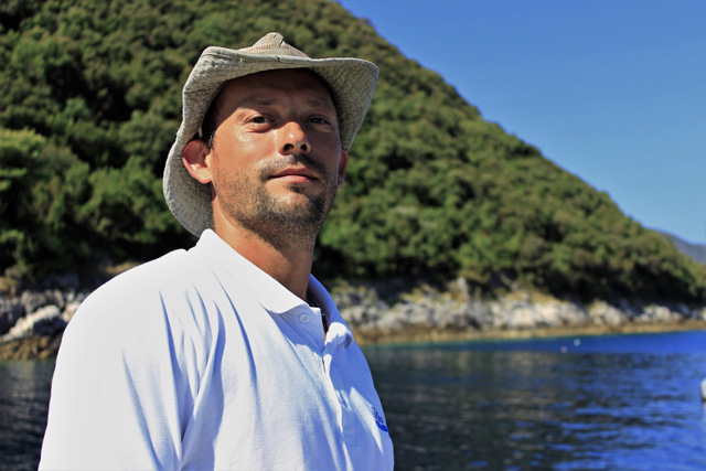 Stjepan Cupar - fish farmer in Riba Mljet